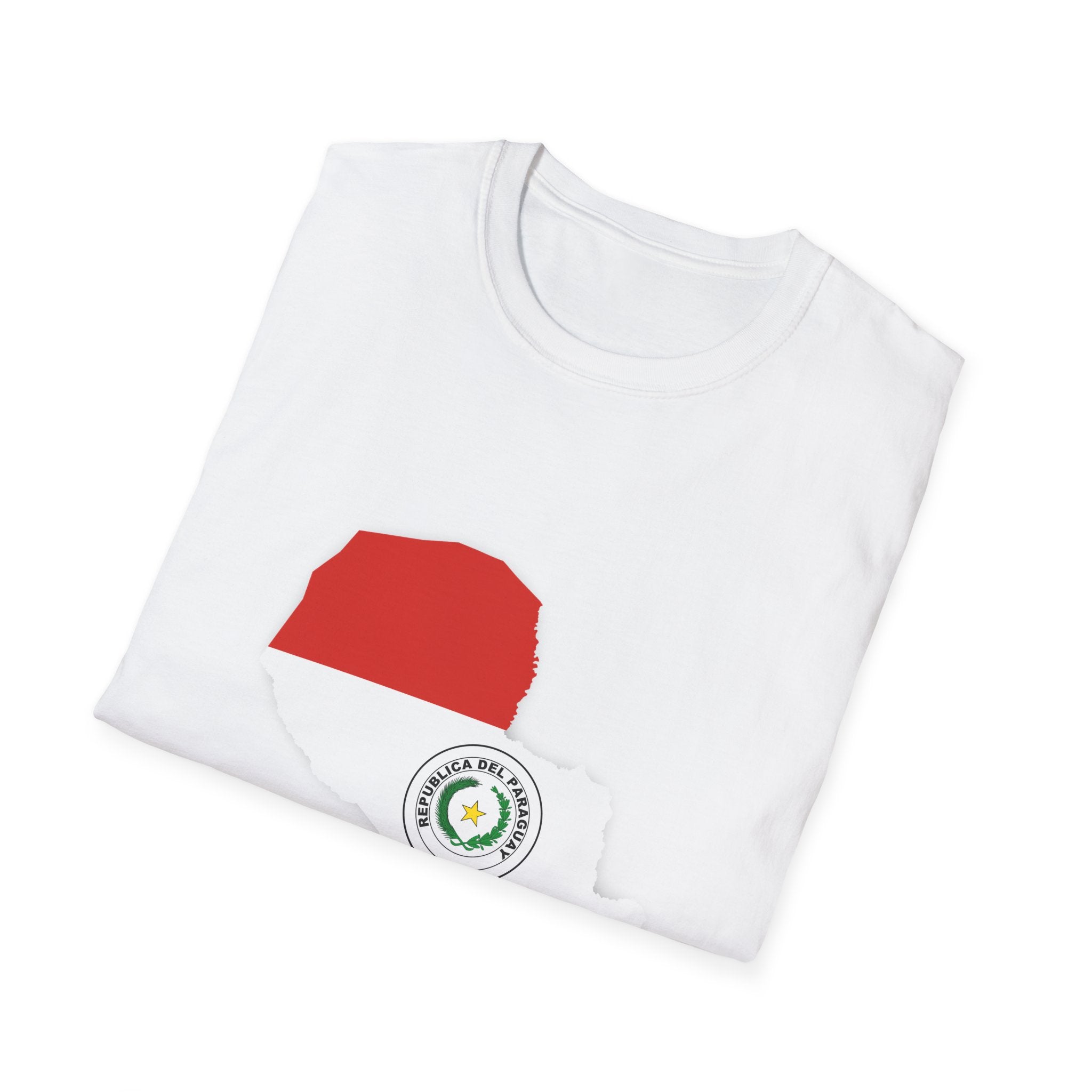 Paraguay Map & Stadium T-Shirt — Paraguayan Flag Soccer Fan Tee