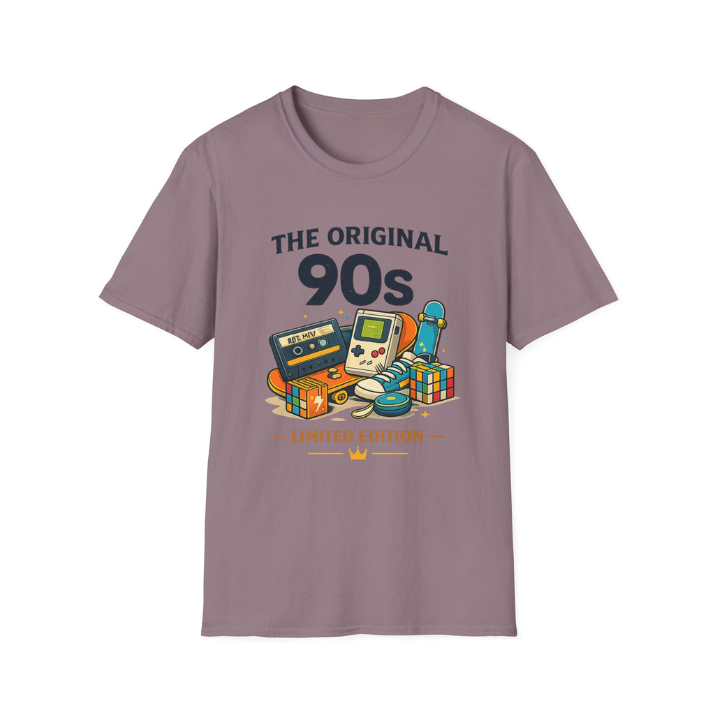 90s Retro Tee — "The Original 90s" Vintage Gaming & Nostalgia Graphic T-Shirt