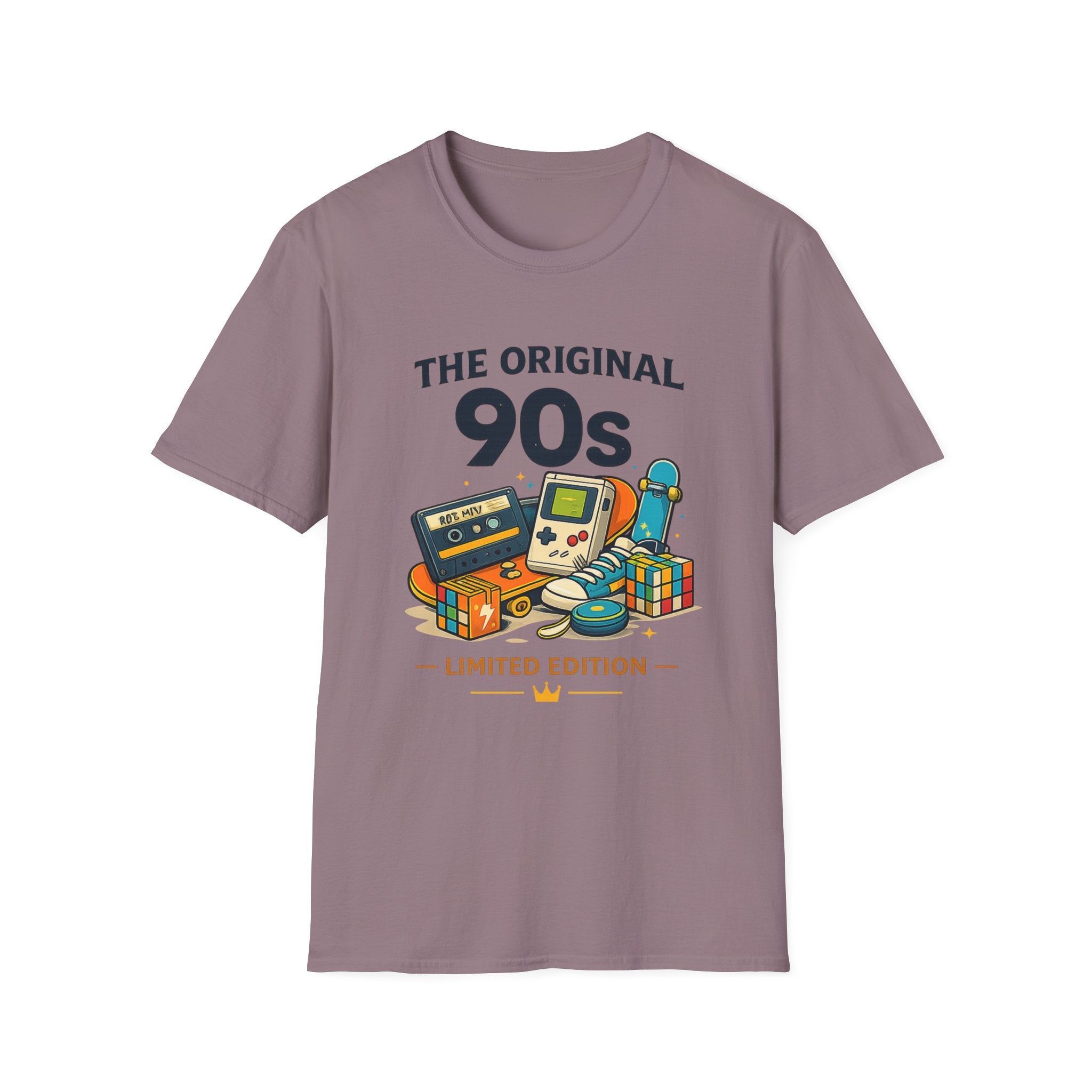 90s Retro Tee — "The Original 90s" Vintage Gaming & Nostalgia Graphic T-Shirt