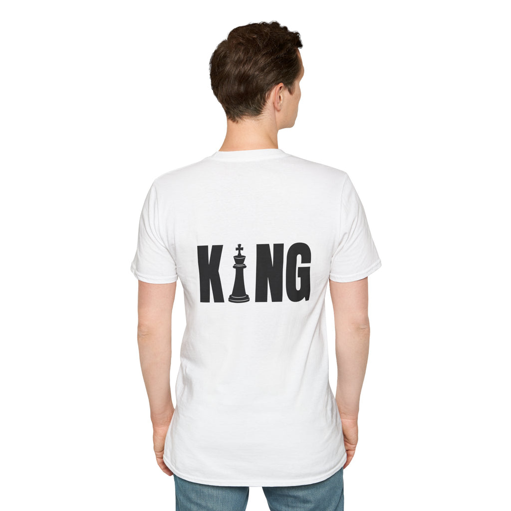 King Chess Piece T-Shirt — Bold Back Graphic for Chess Players & Fans