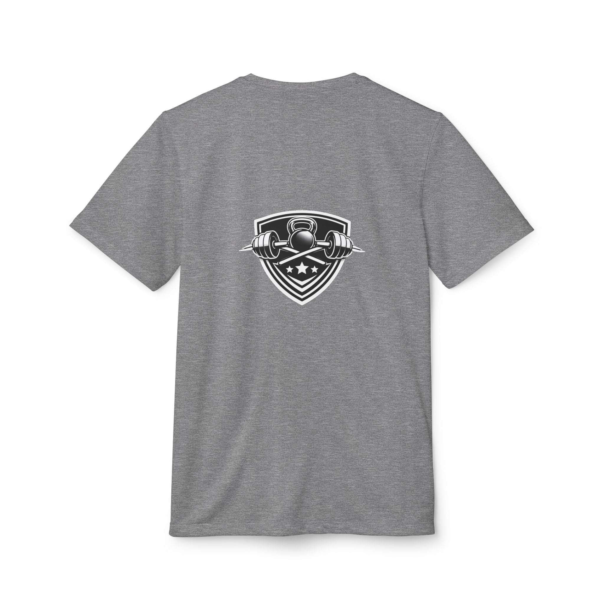 Fitness Graphic T-Shirt — Vintage Bodybuilder Barbell Design