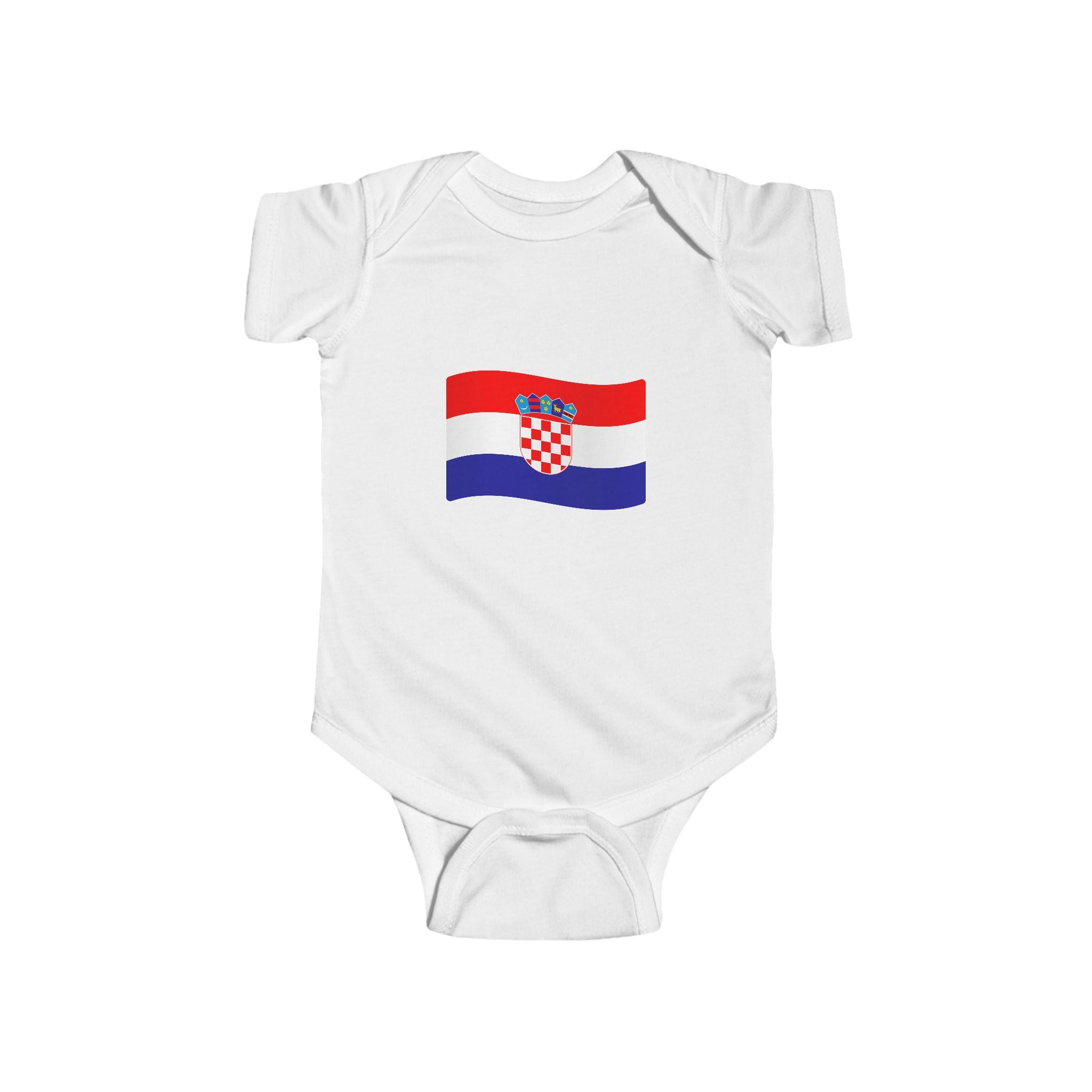 Croatia Flag Infant Bodysuit - 2026 Soccer Fan Baby Onesie