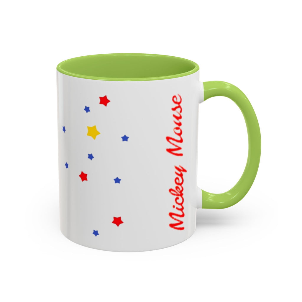 Mickey Mouse Accent Coffee Mug – Stars Pattern (11 oz)
