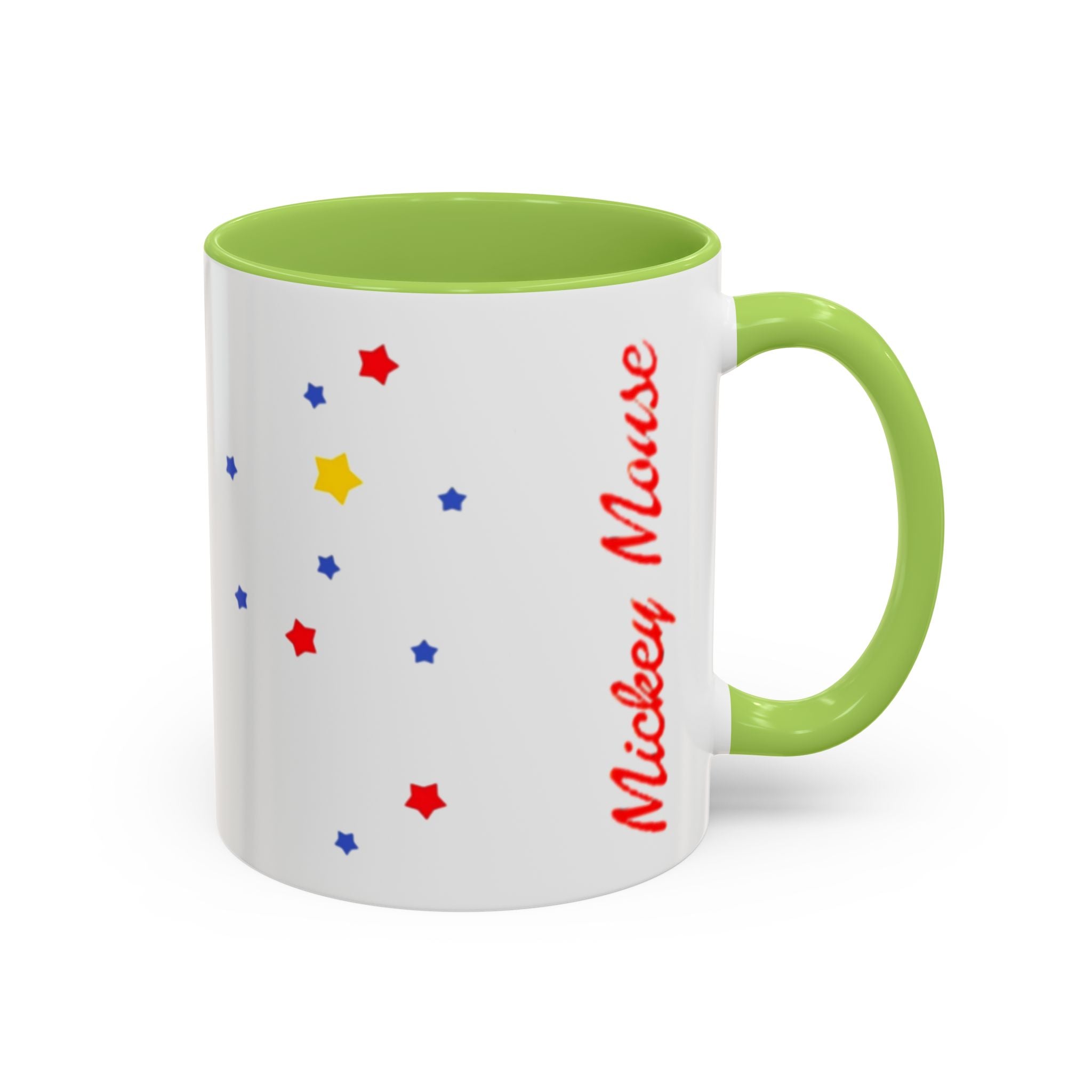 Mickey Mouse Accent Coffee Mug – Stars Pattern (11 oz)