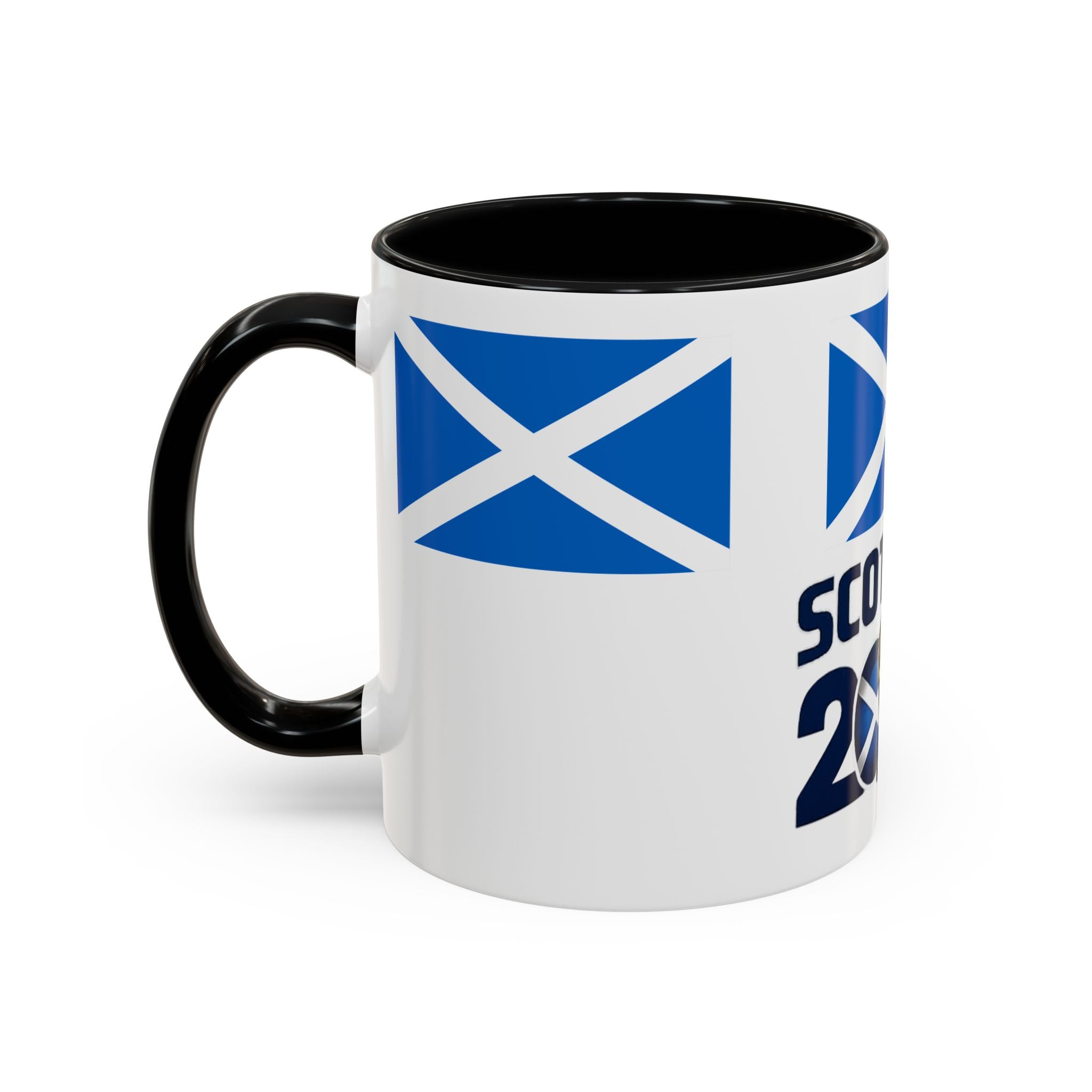 Scotland 2026 Cup Coffee Mug – Scottish Flag & Trophy Accent Mug (11/15oz)