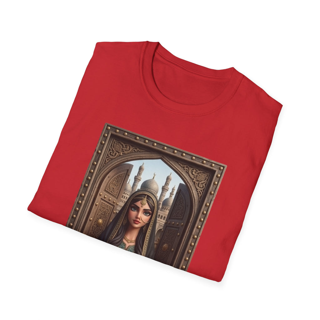 Arabian Princess Portrait T-Shirt — Arabic Calligraphy Design