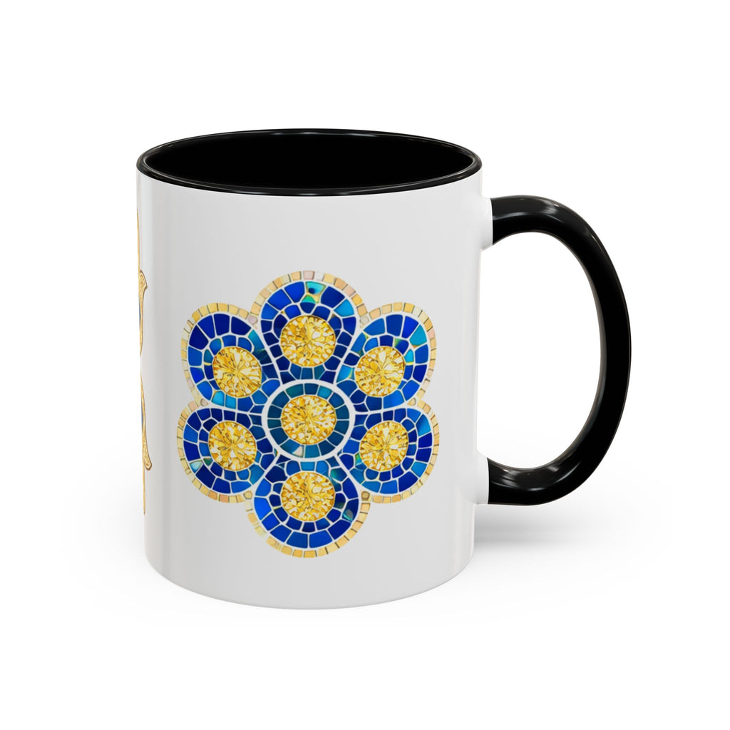 Evil Eye Hamsa Accent Coffee Mug