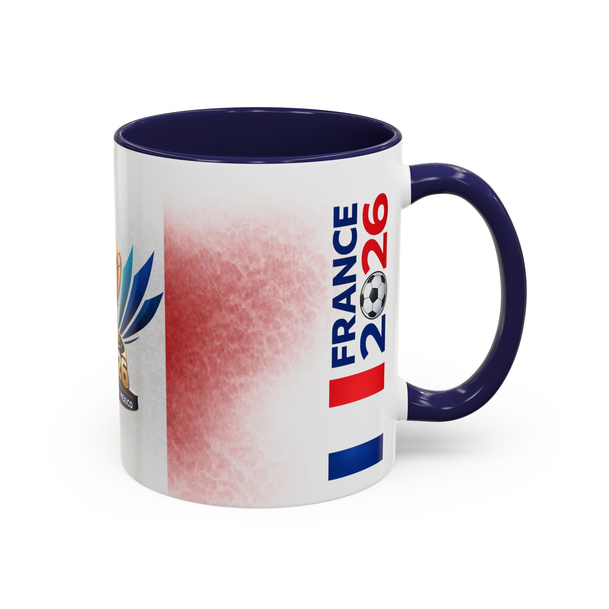 Soccer 2026 Commemorative Mug — France Accent Coffee Cup (11/15oz)