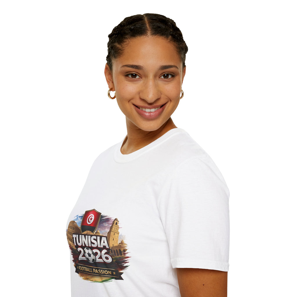 Tunisia 2026 Football T-Shirt — Tunisia Flags Soccer Fan Tee
