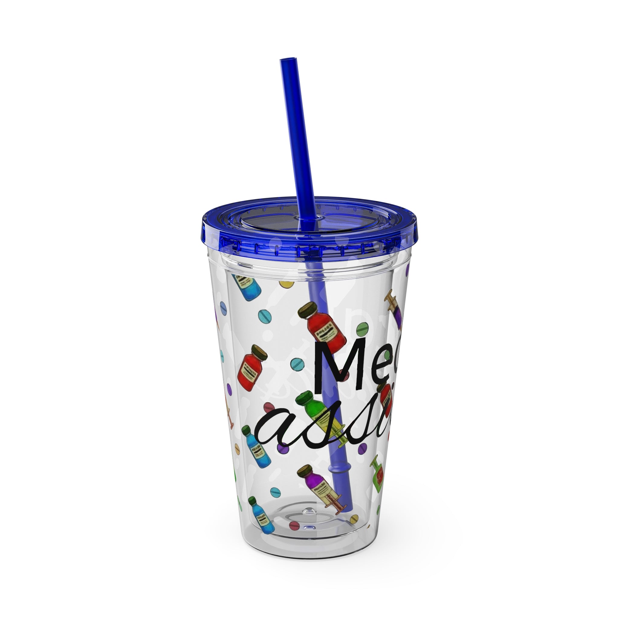 Medical Assistant Tumbler with Straw