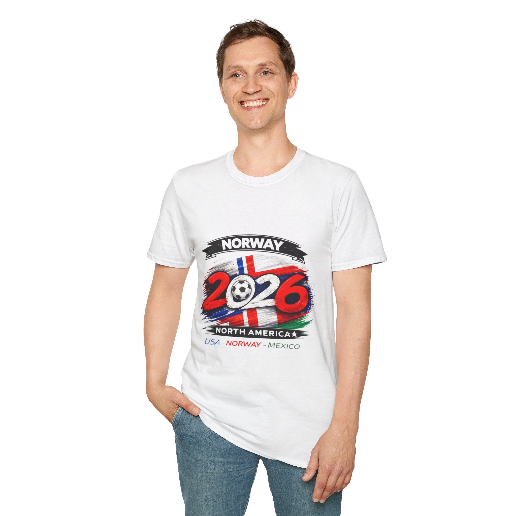 Norway 2026 Soccer T-Shirt — North America Qualifiers Fan Tee