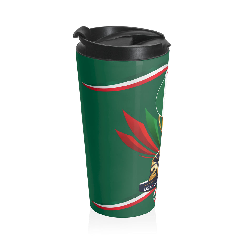 2026 Mexico Copa Travel Mug — Stainless Steel Soccer Trophy Tumbler