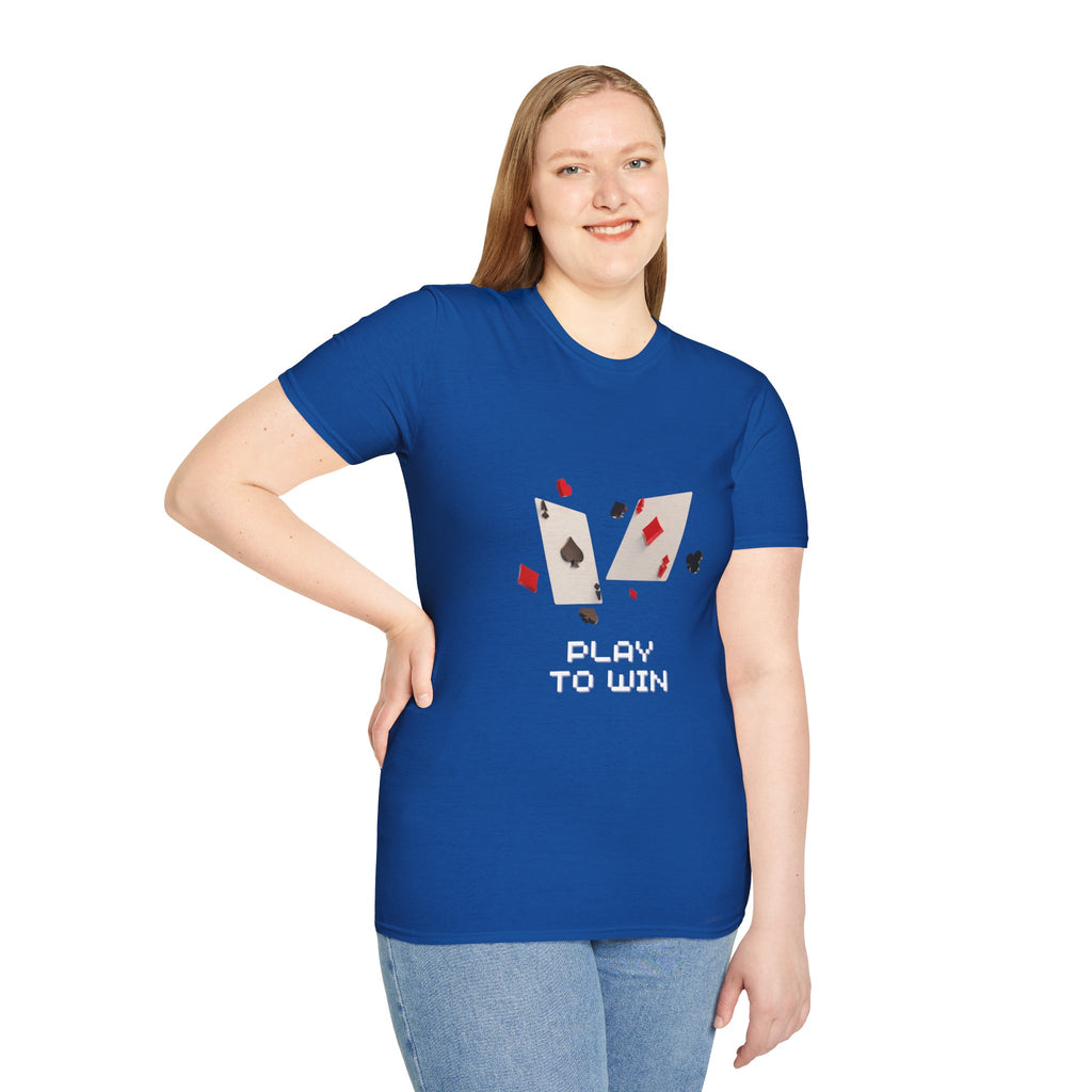 Play to Win T-Shirt — Poker Cards Gaming Tee