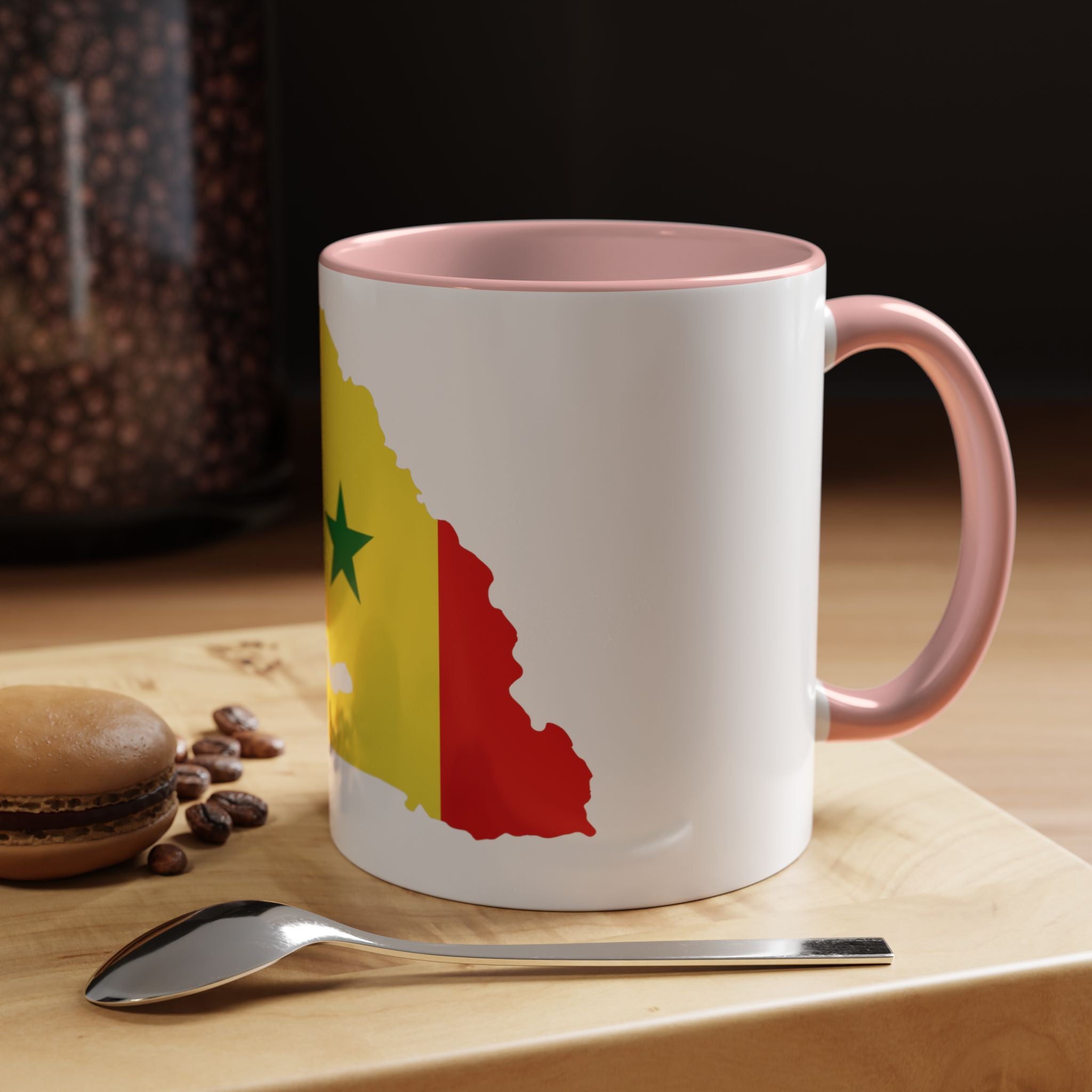 Senegal Flag Map Accent Coffee Mug – Pride Gift for Senegalese Coffee Lovers