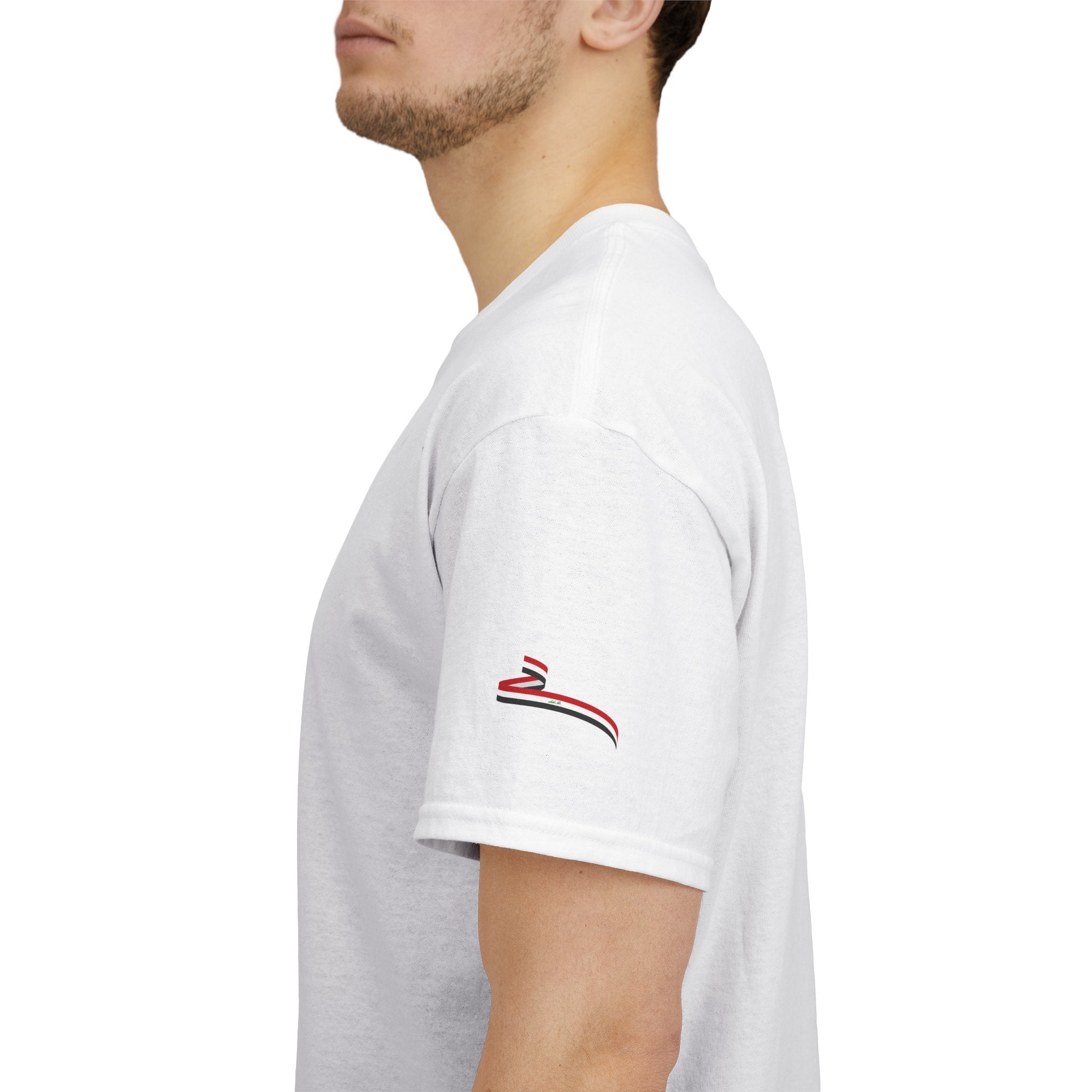 Iraq 2026 Football Cup T-Shirt – Iraq Flag Brushstroke & 'Allah Akbar' Design