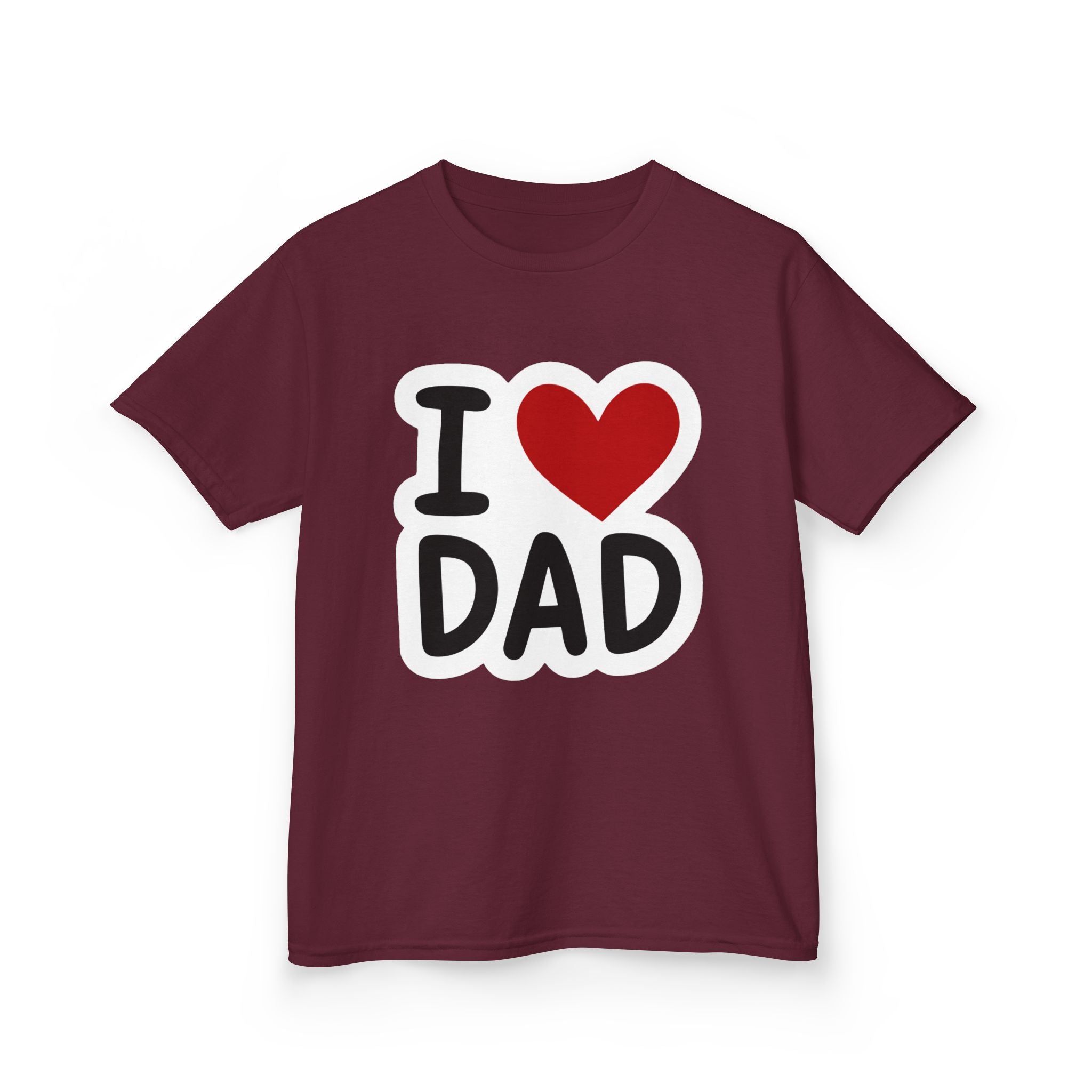 I Love Dad Kids T‑Shirt — Cute Father’s Day Tee for Kids