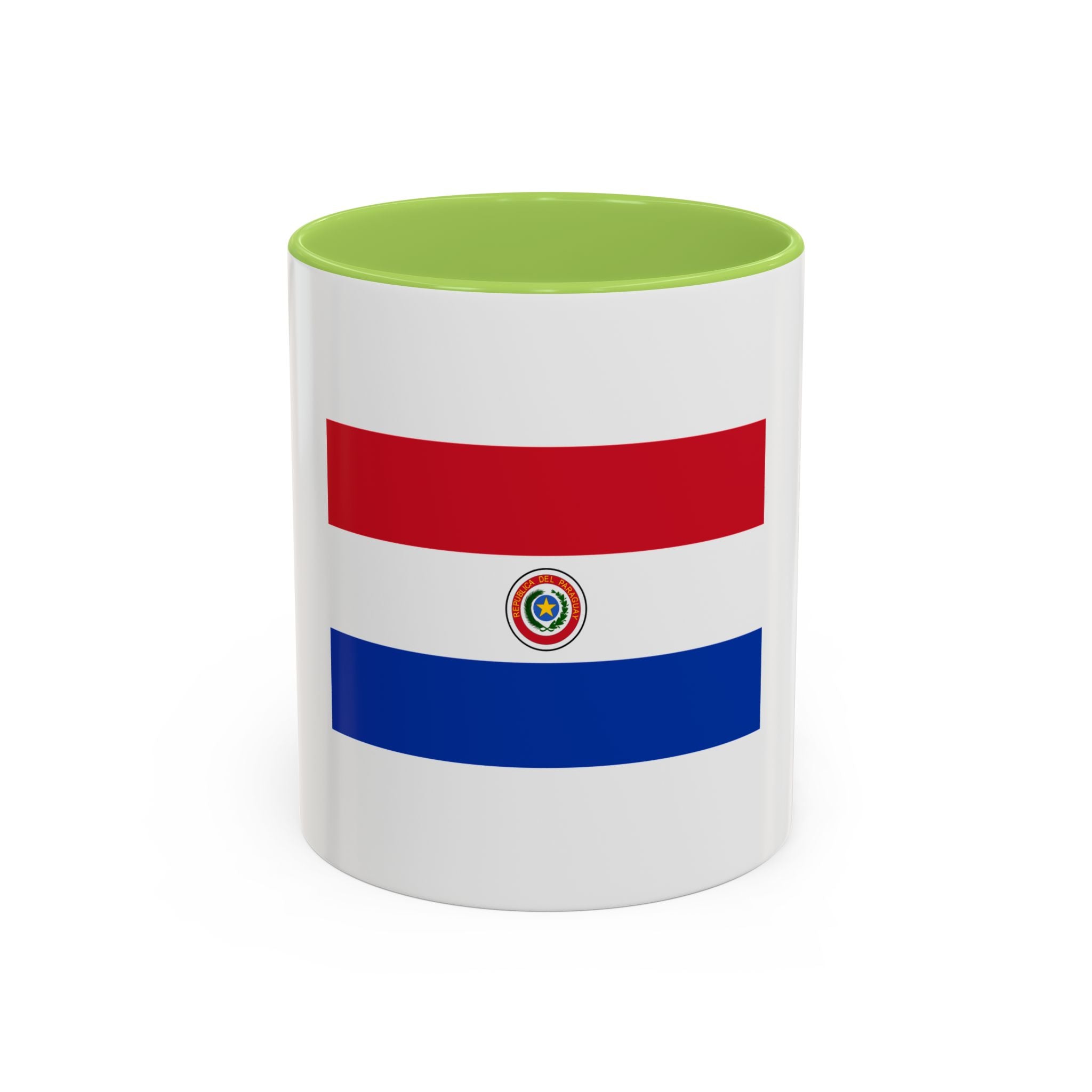 Paraguay Flag Accent Coffee Mug – Patriotic 11/15oz Ceramic Mug