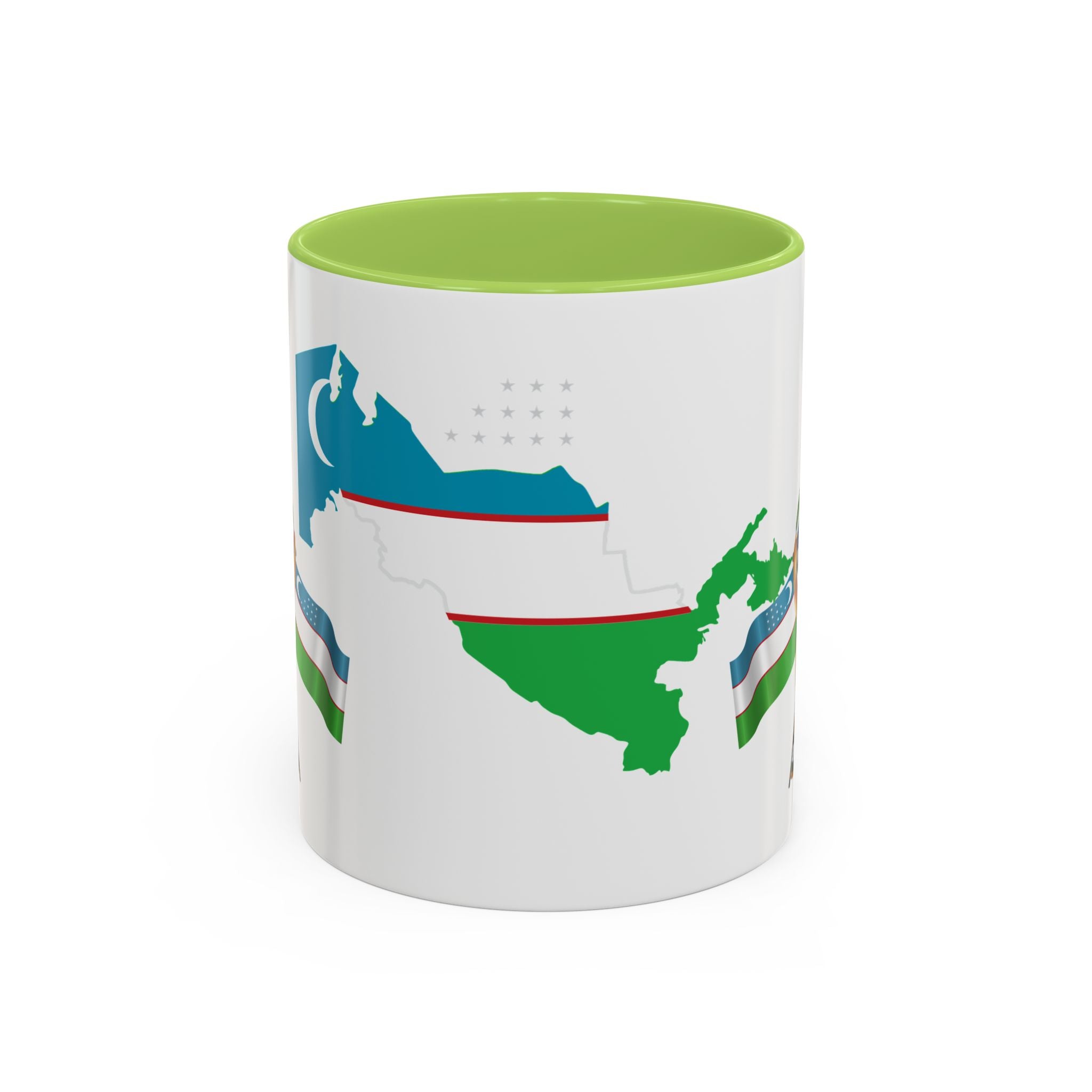 Uzbekistan Accent Coffee Mug (11, 15oz)