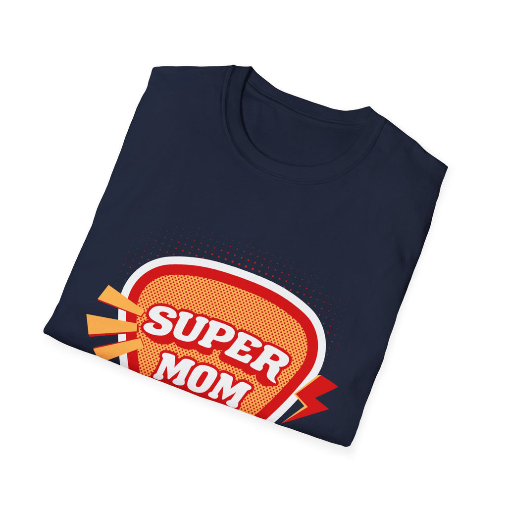 Super Mom T-Shirt — Retro Comic Boom Wow Mother's Day Tee