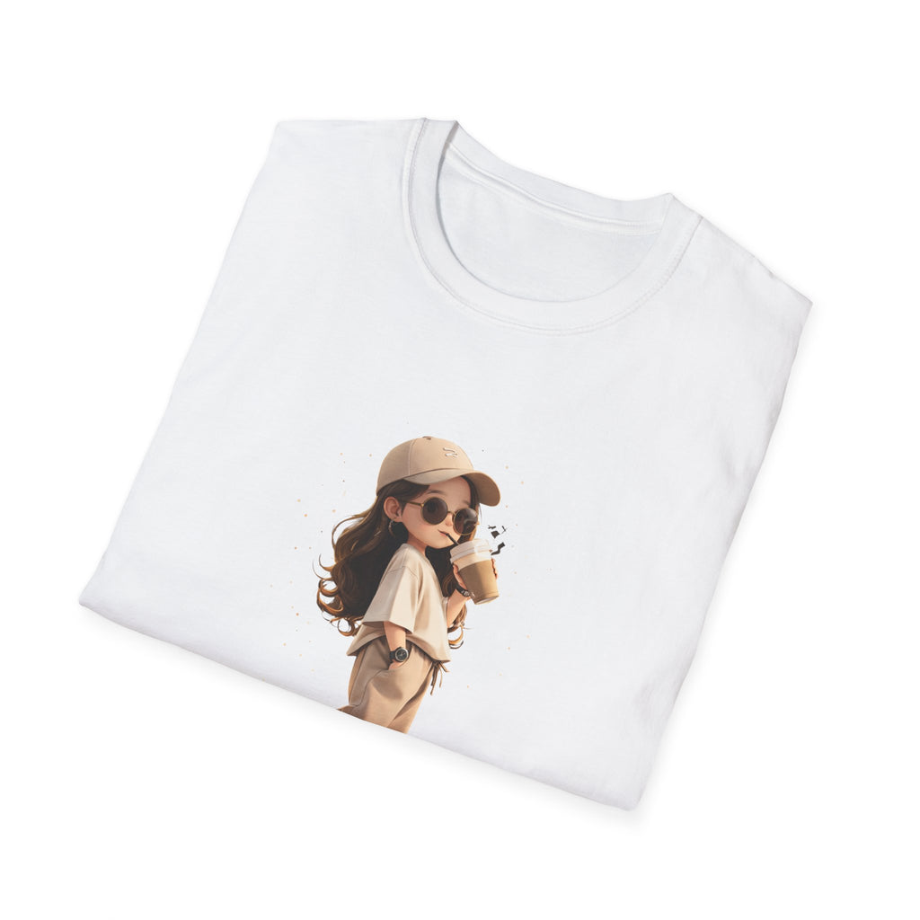 Running on Coffee Unisex Softstyle T-Shirt