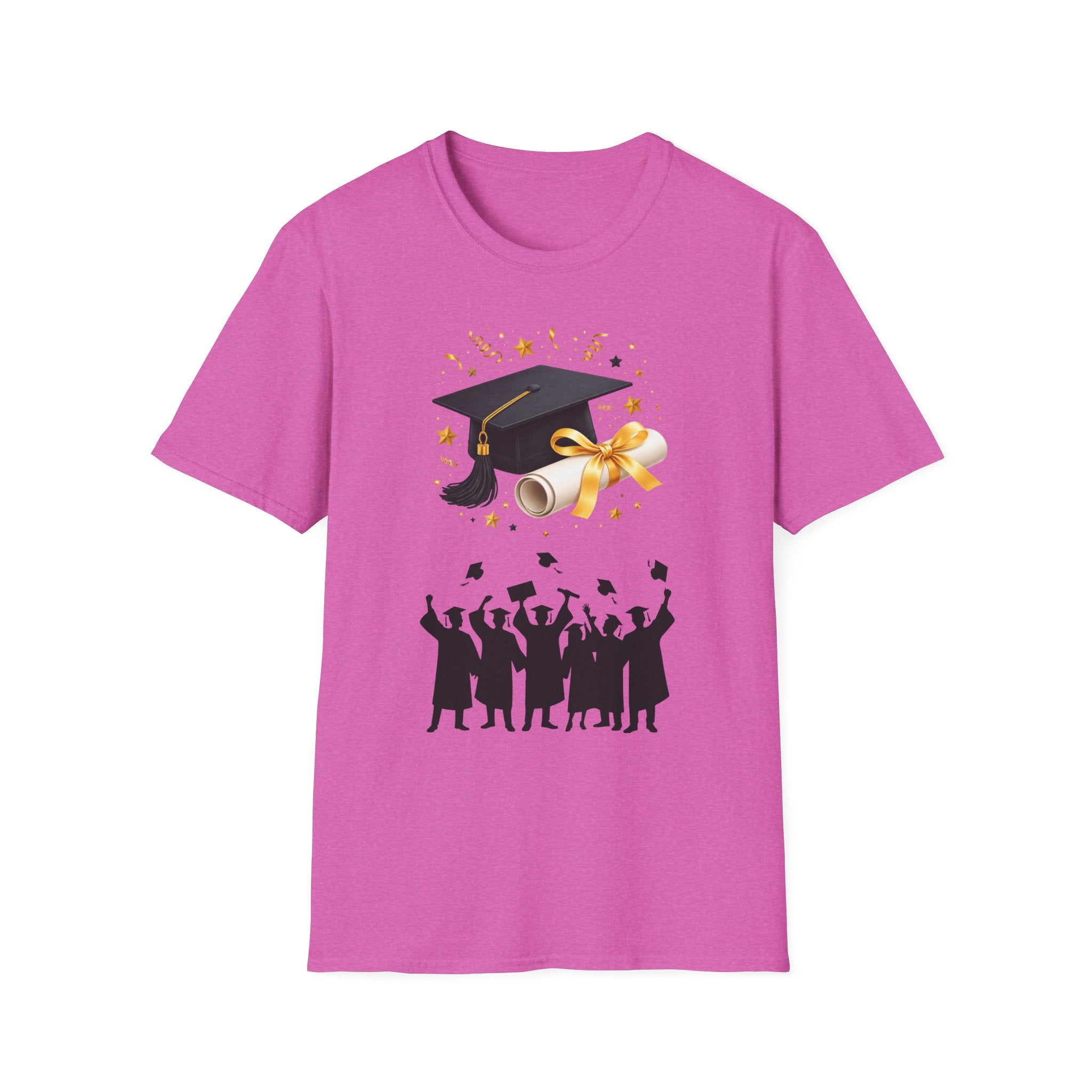 Graduation Cap & Diploma T-Shirt — Class of Celebration Tee