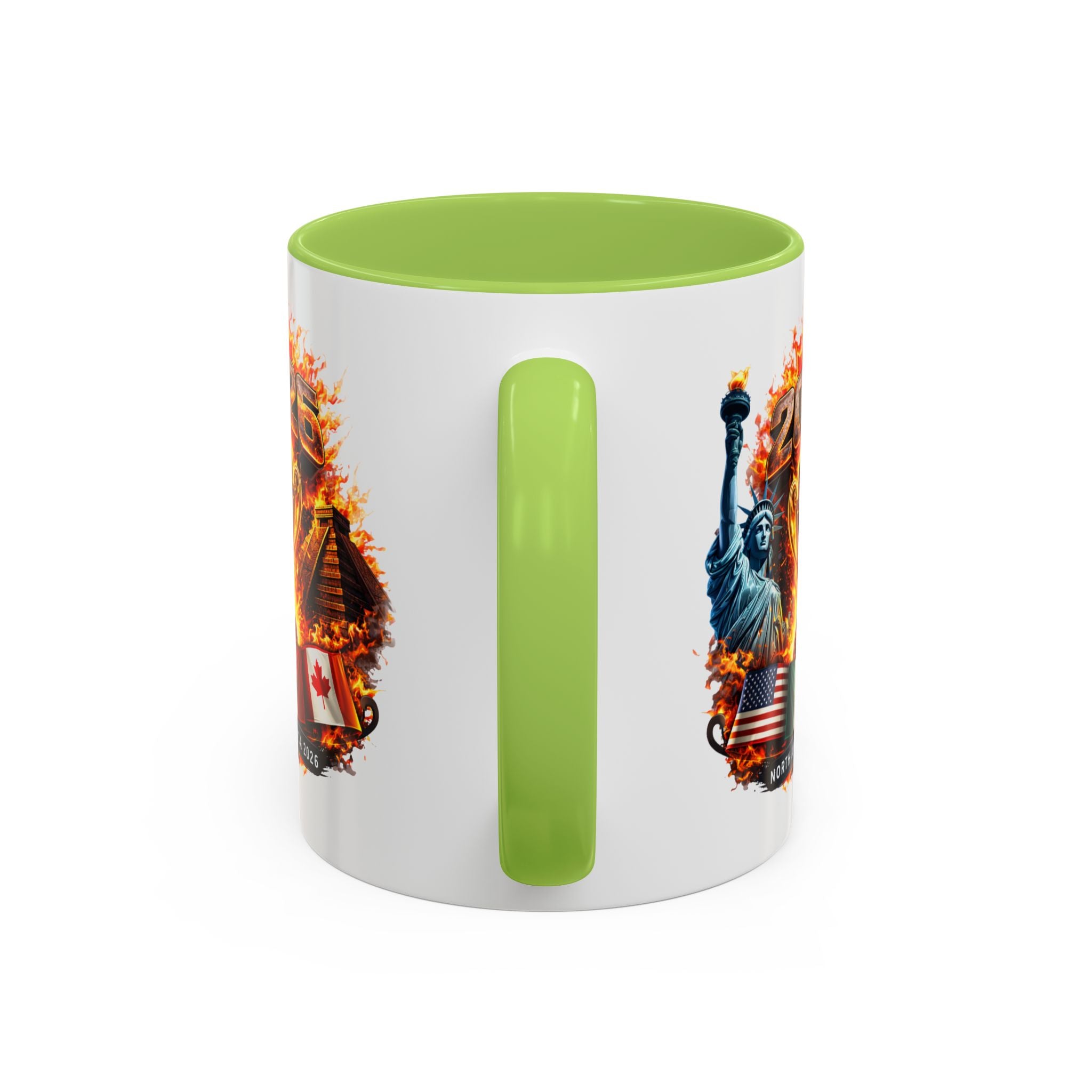 2026 North America Championship Coffee Mug — Trophy & Flags Accent Mug