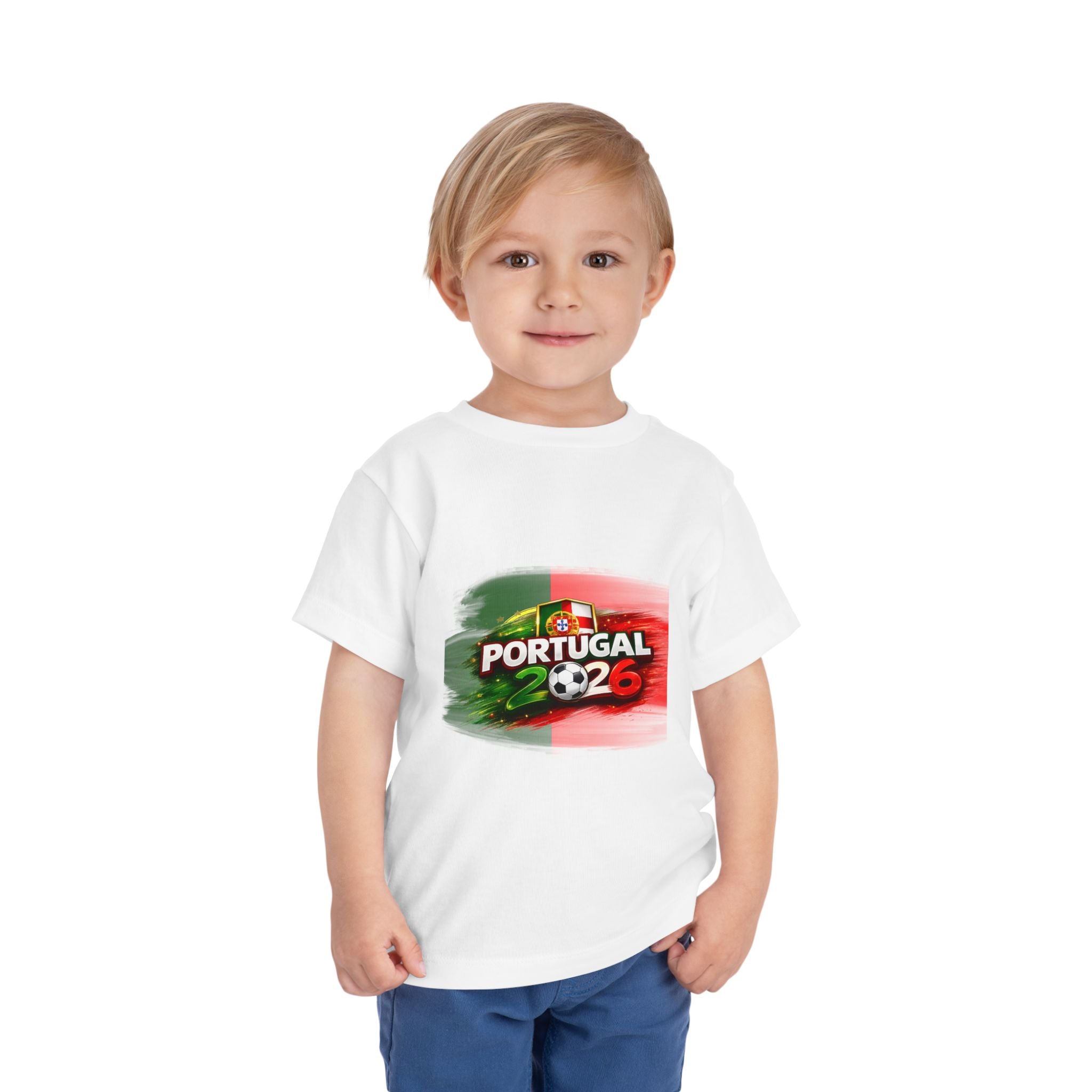 Portugal 2026 Toddler Tee — Kids Soccer Fan Shirt