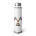 france 2026 Cup Trophy Stainless Steel Water Bottle – Insulated 22oz (France Flag Design)
