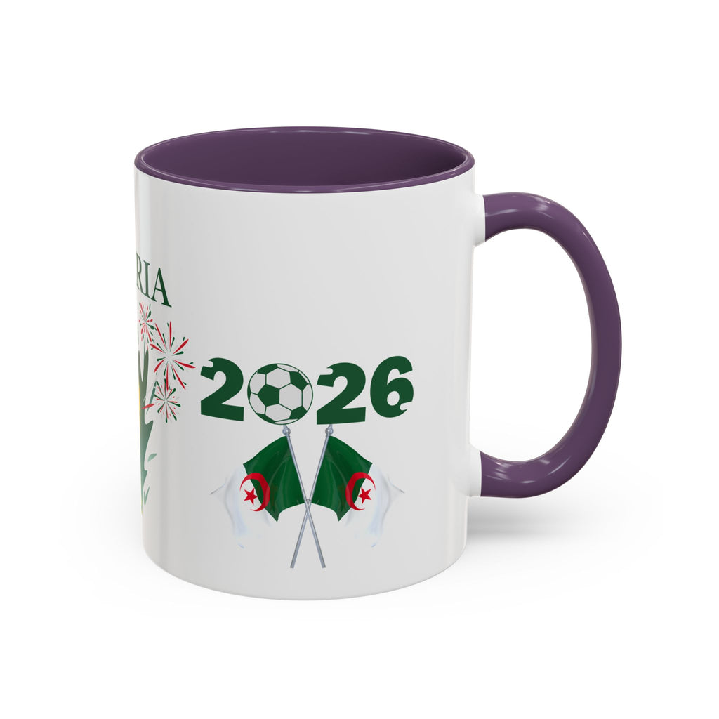 Algeria 2026 Cup Coffee Mug - Soccer Fan Accent Mug