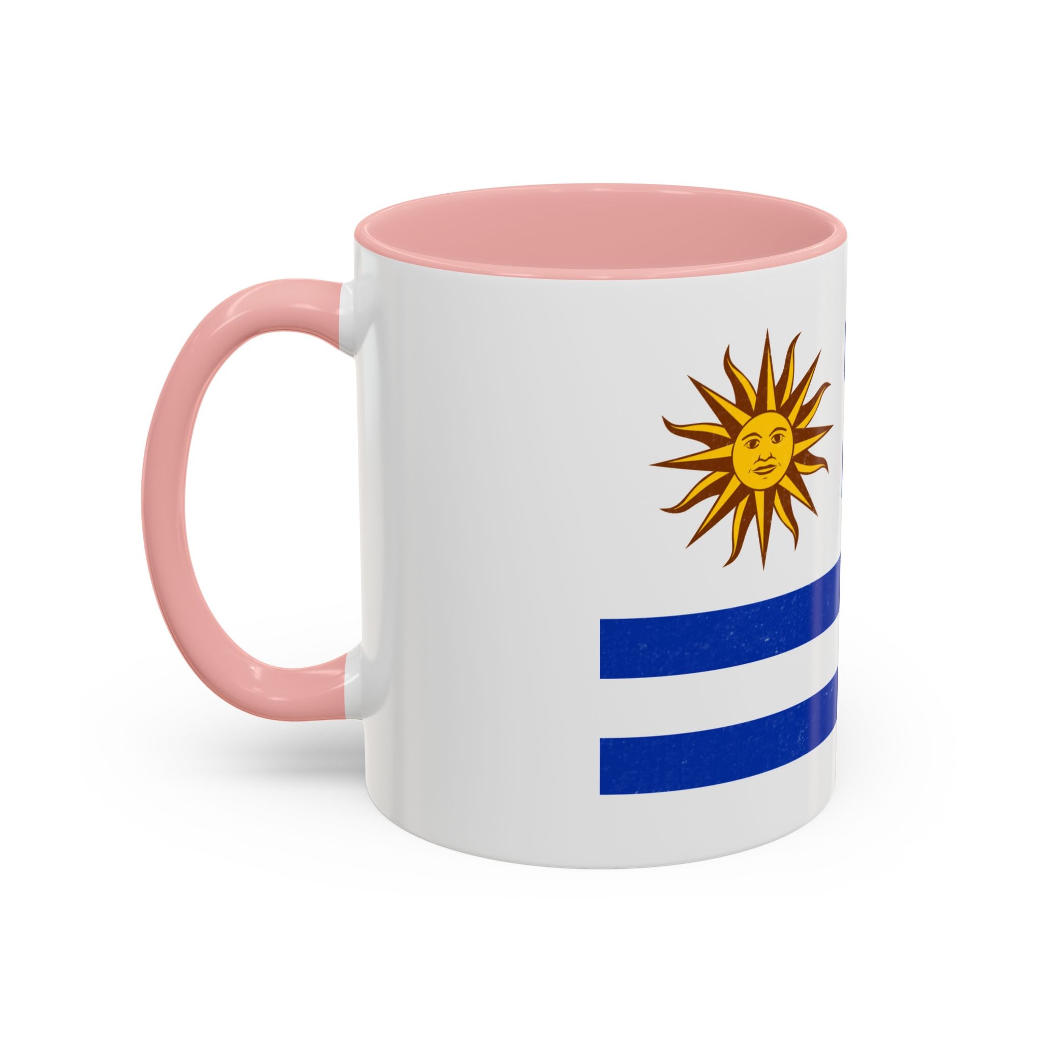 Uruguay Flag Accent Coffee Mug – Blue Stripes with Sun of May, 11oz & 15oz