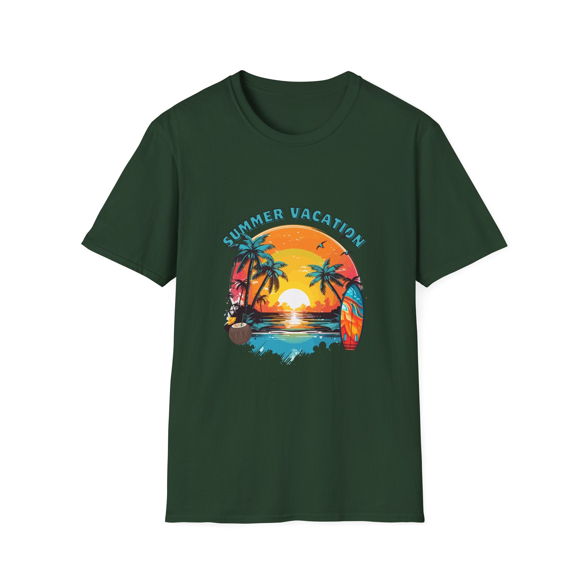 Summer Vacation Graphic T-Shirt