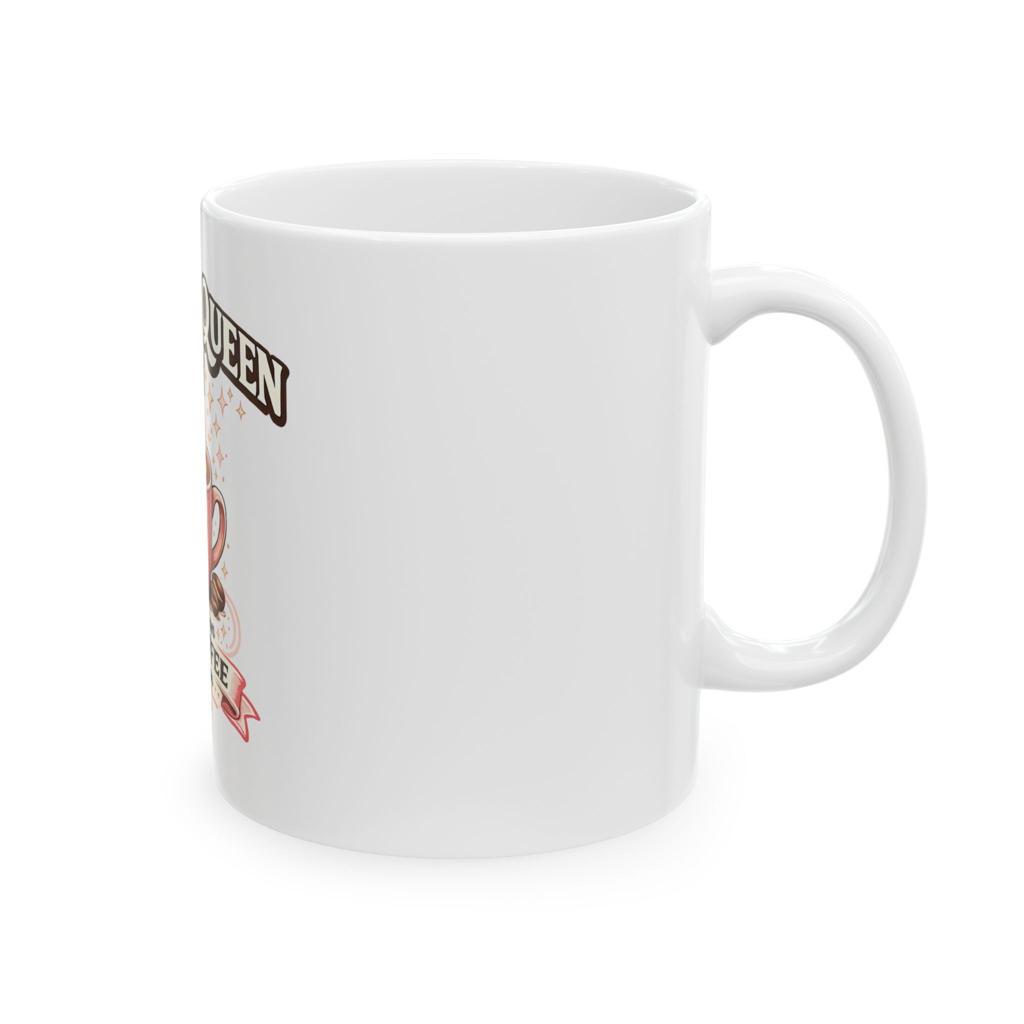 Caffeine Queen Mug | Running on Hot Coffee & Delusion
