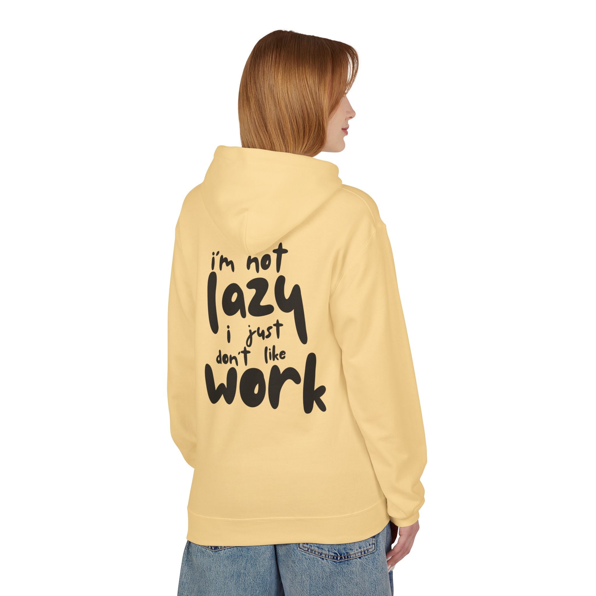 I do not like work Unisex Midweight Softstyle Fleece Hoodie