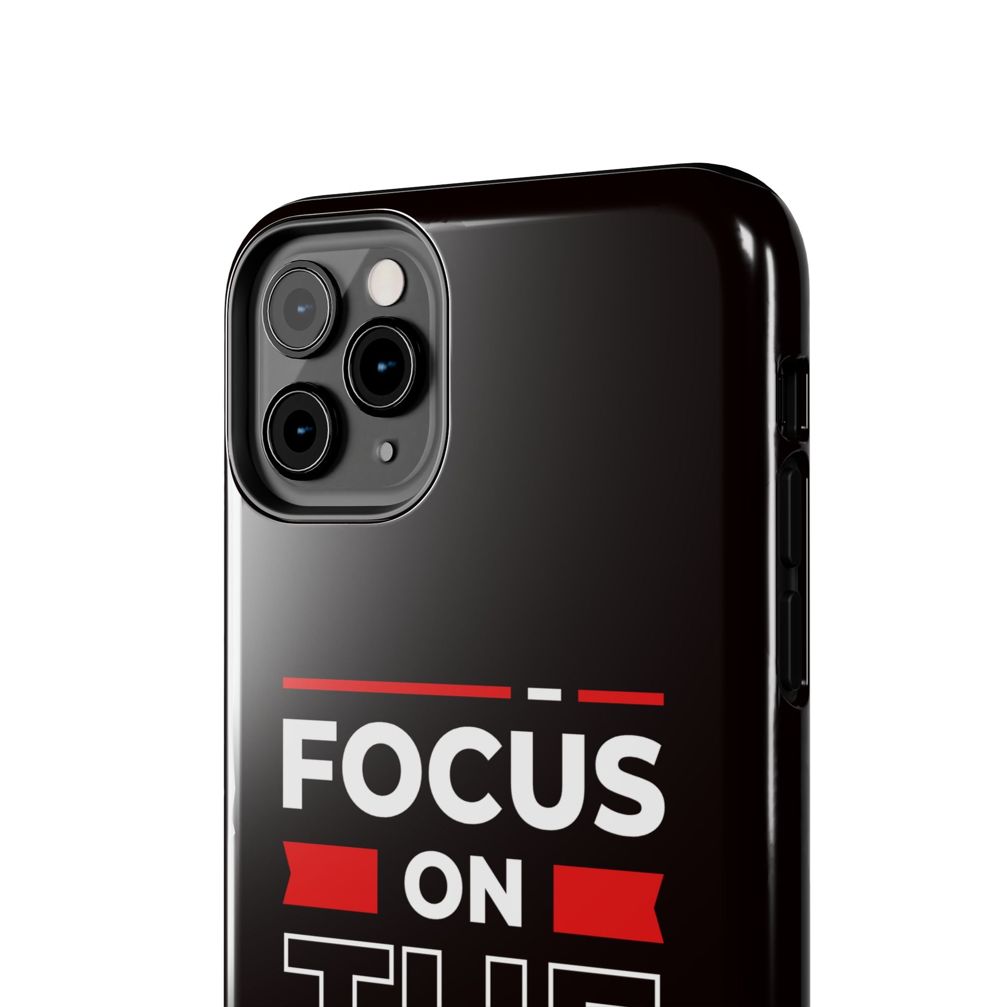Focus on the Future Tough Phone Case — Motivational Protective Phone Cover