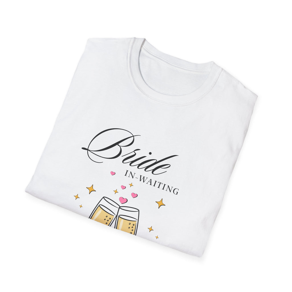 Bride In Waiting T-Shirt — Bachelorette Champagne Graphic Tee