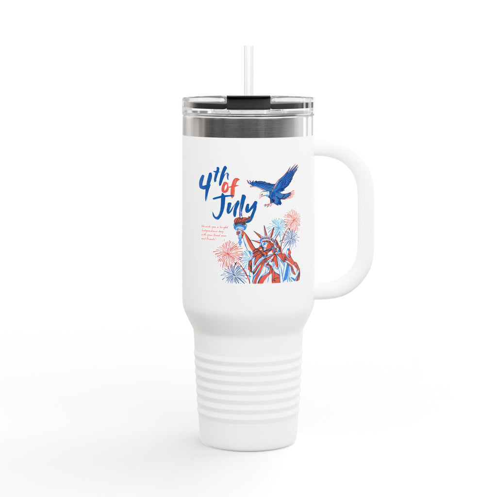 4th of July Eagle Travel Mug – 40oz Insulated Patriotic Tumbler