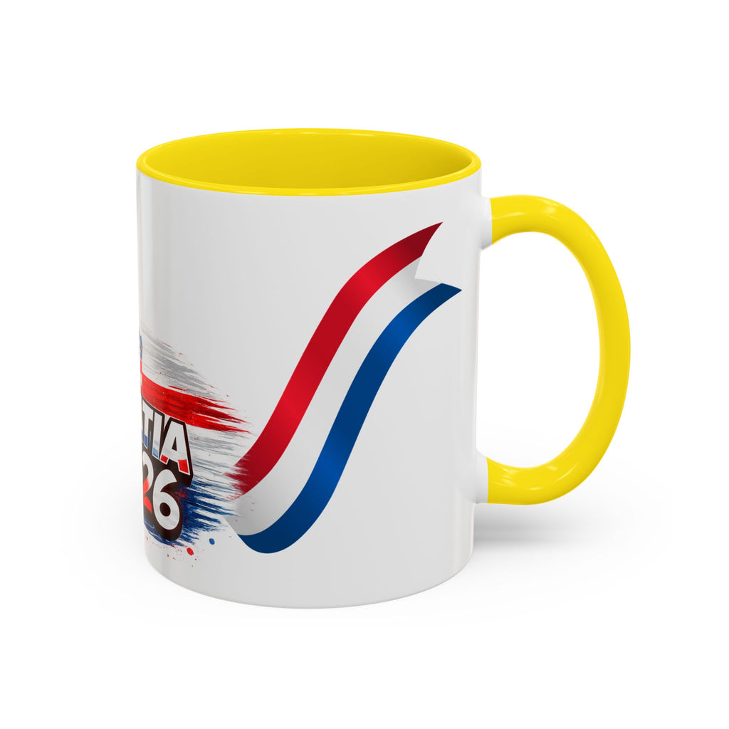 Croatia 2026 Soccer Mug – Croatia Flag Football Fan Coffee Cup (11/15oz)