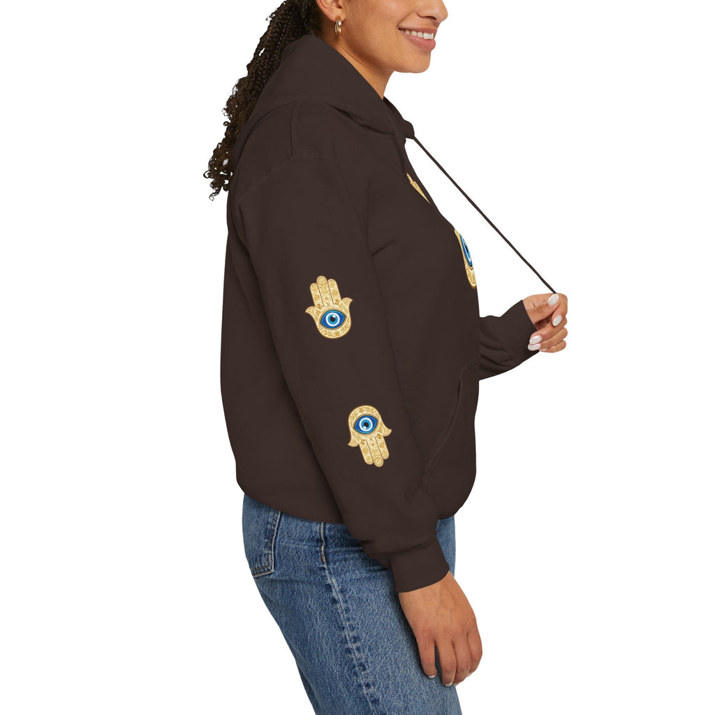 Hamsa Eye Hoodie - Protective Evil Eye Graphic Sweatshirt