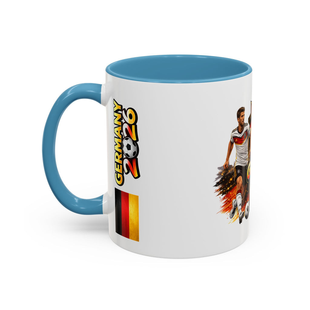 Germany 2026 Football Cup Coffee Mug – Soccer Fan Germany 2026 Accent Mug