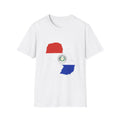 Paraguay Map & Stadium T-Shirt — Paraguayan Flag Soccer Fan Tee
