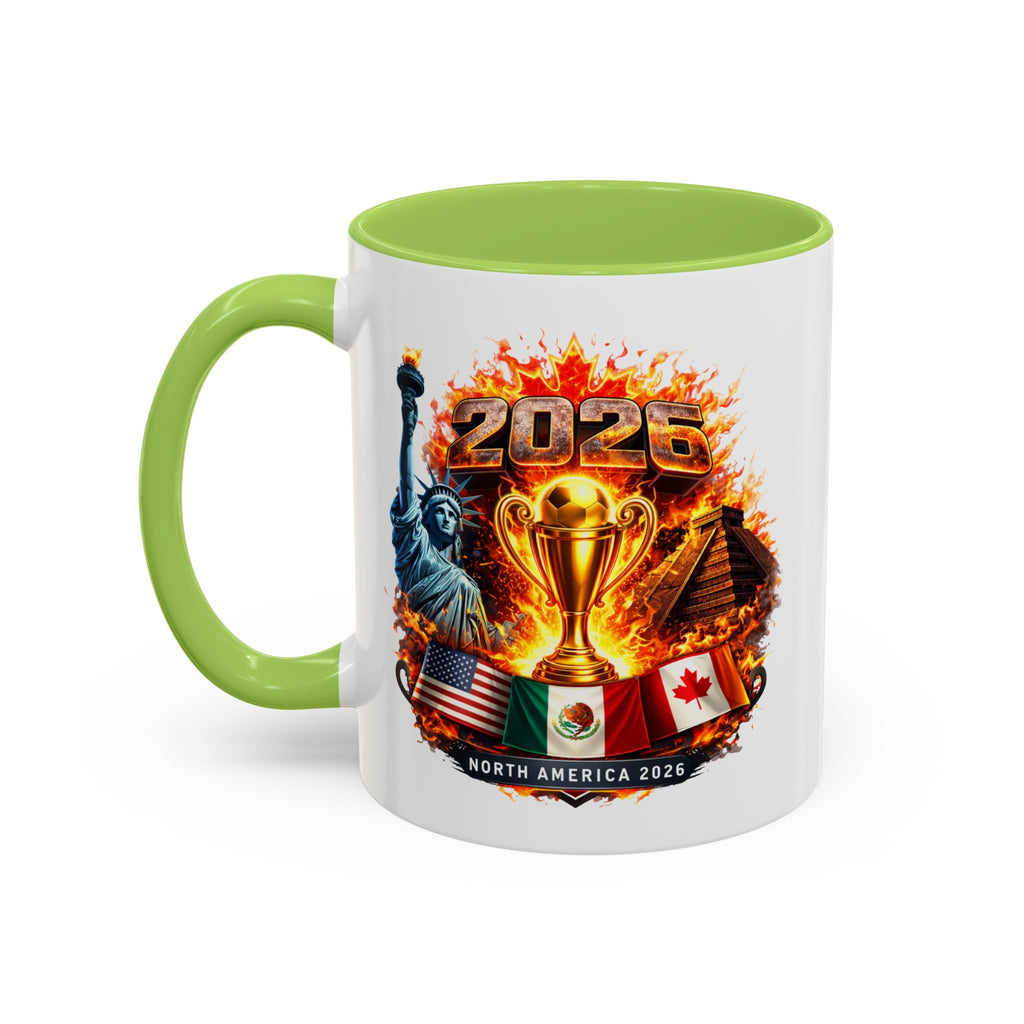 2026 North America Championship Coffee Mug — Trophy & Flags Accent Mug