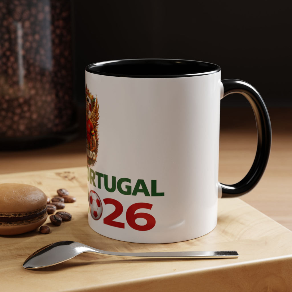 Portugal 2026 Coffee Mug — Soccer Fan Accent Mug (11/15oz)