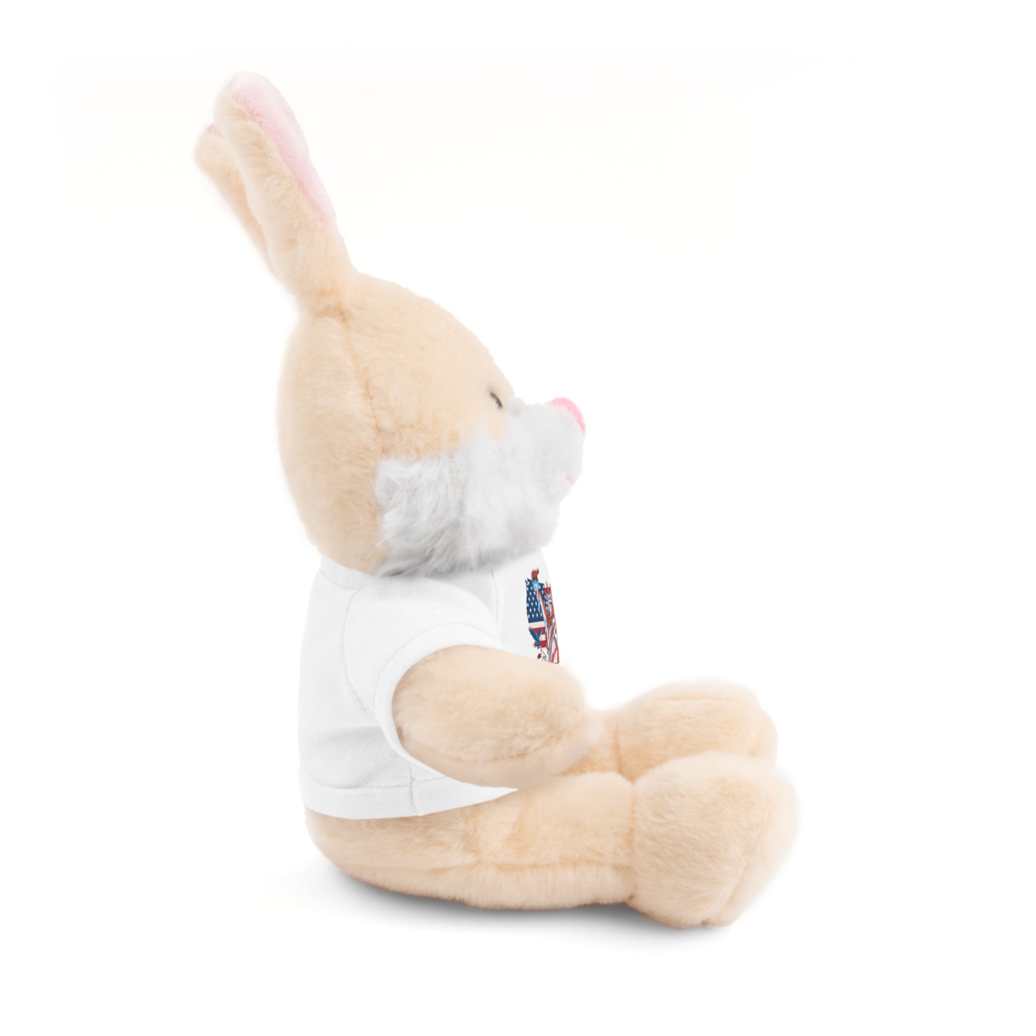 Fourth of July Teddy Bear — Plush Bear with 'Fourth of July' Tee