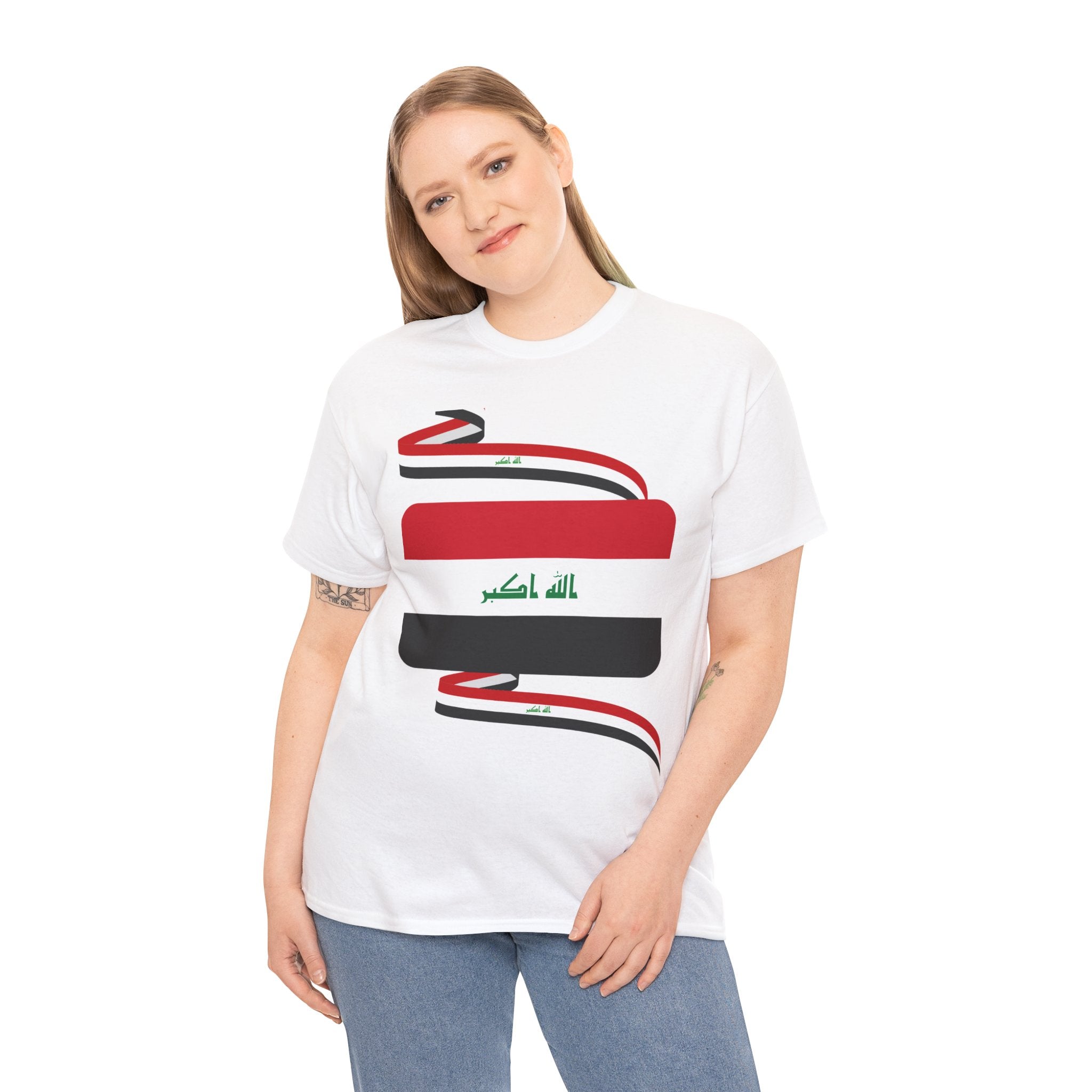 Iraq Flag T-Shirt – Iraqi Pride Short Sleeve Tee