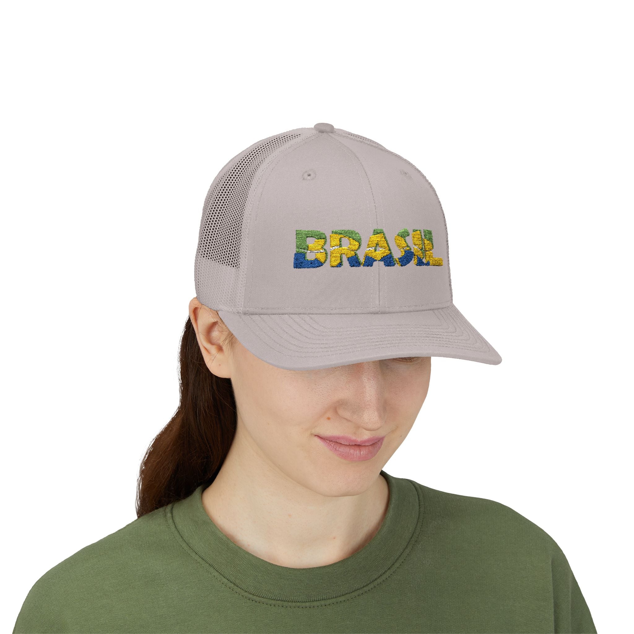 Brazil Floral Trucker Cap