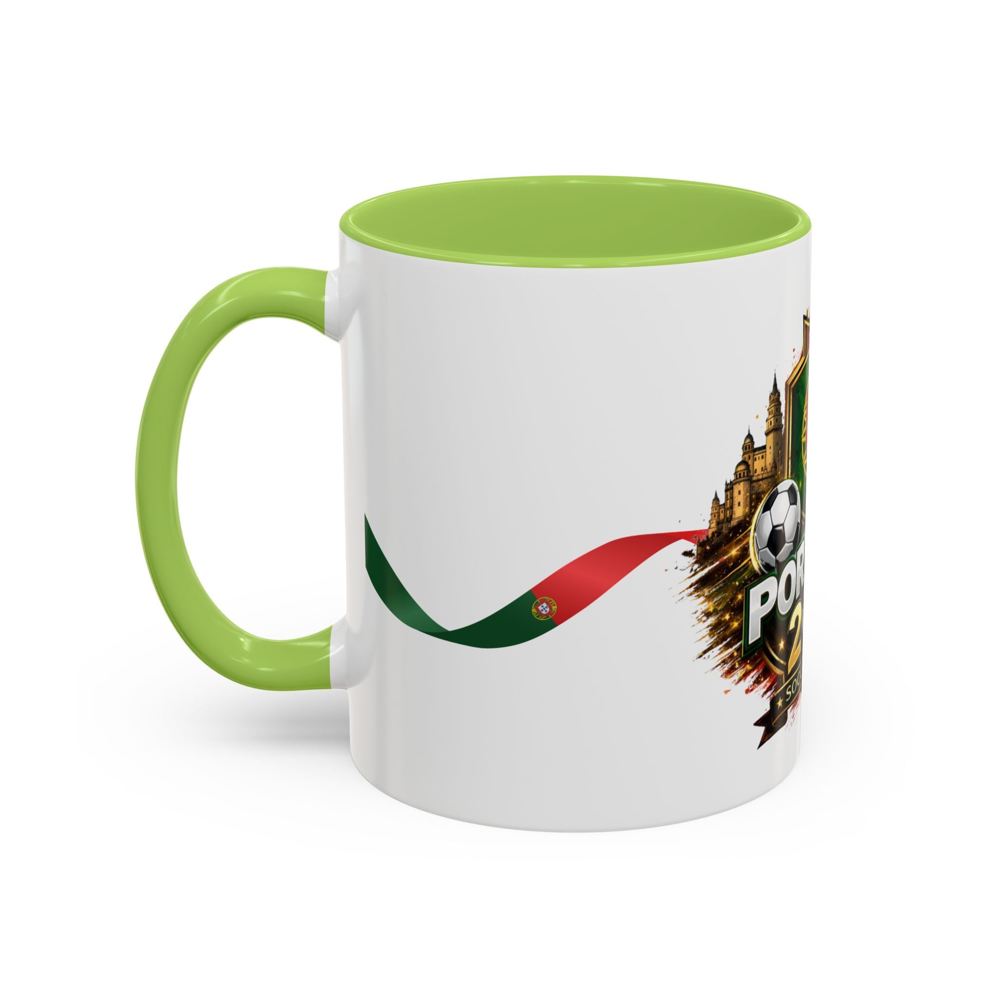 Portugal 2026 Soccer Mug – Portugal Flag & Crest Accent Coffee Cup