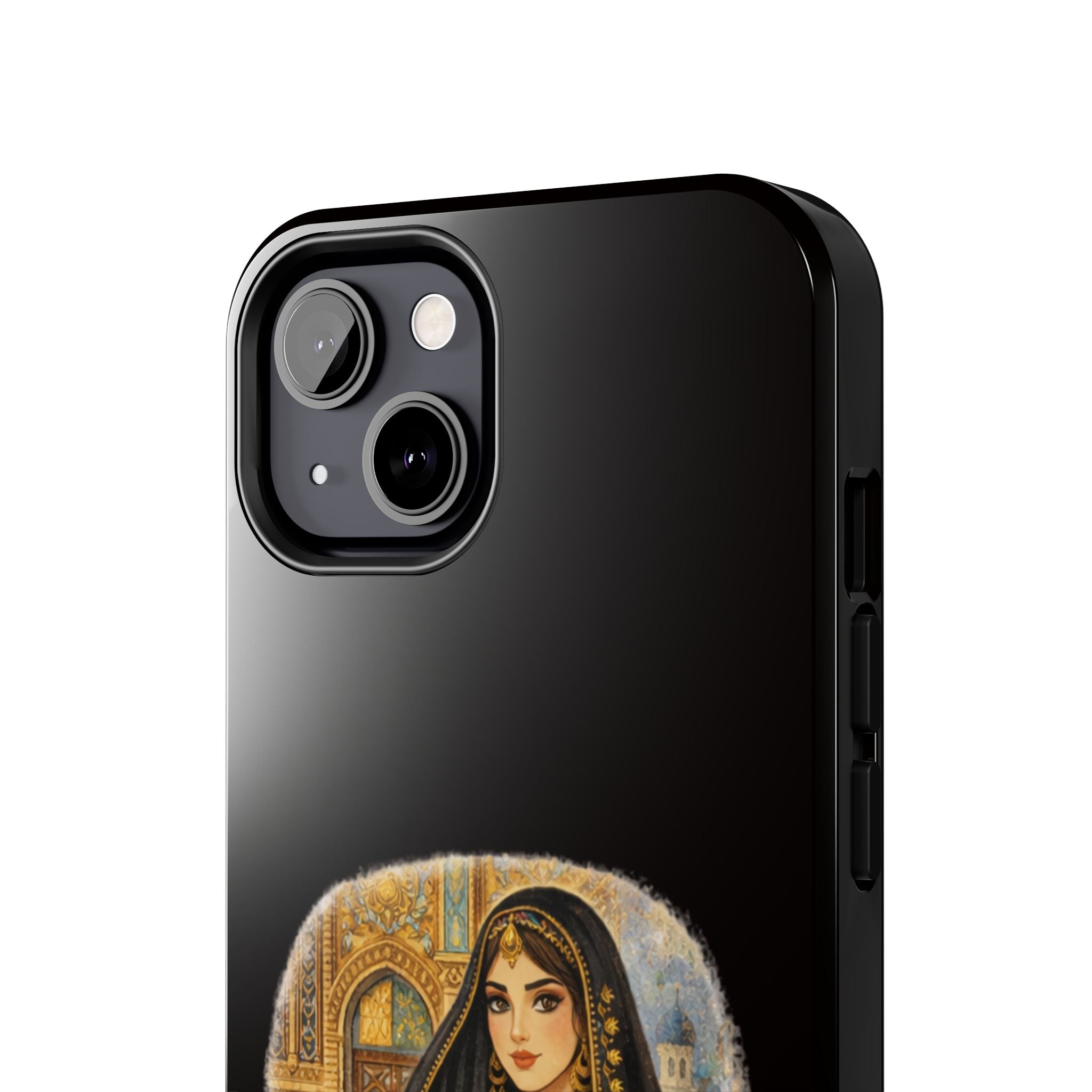 Elegant Persian Princess Tough Phone Case – Vintage Middle Eastern Art iPhone Cover