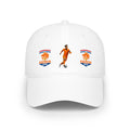 Netherlands Soccer Fan Low Profile Baseball Cap — Orange Lion Football Design