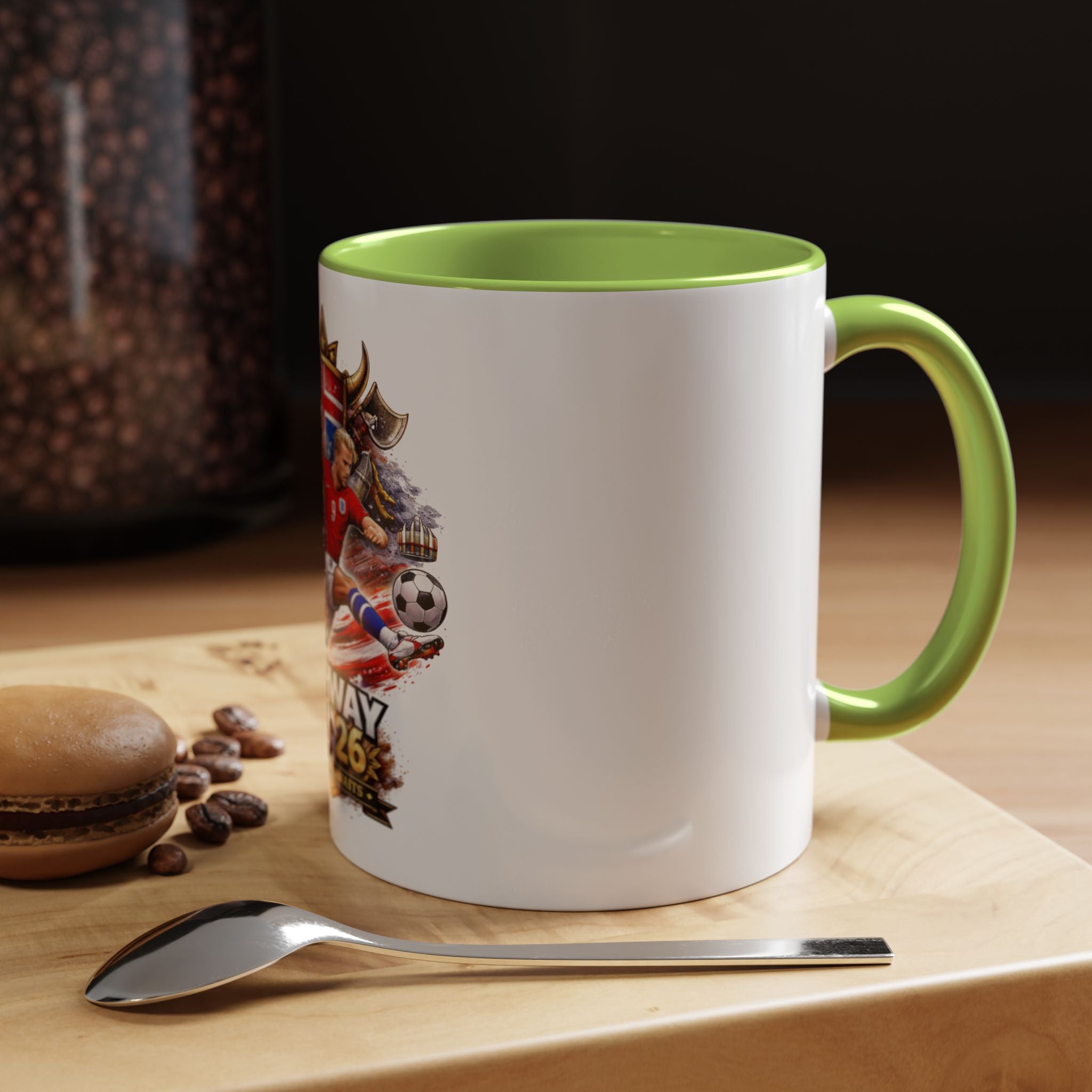 Norway 2026 Soccer Mug – Valhalla Awaits Football Fan Coffee Cup