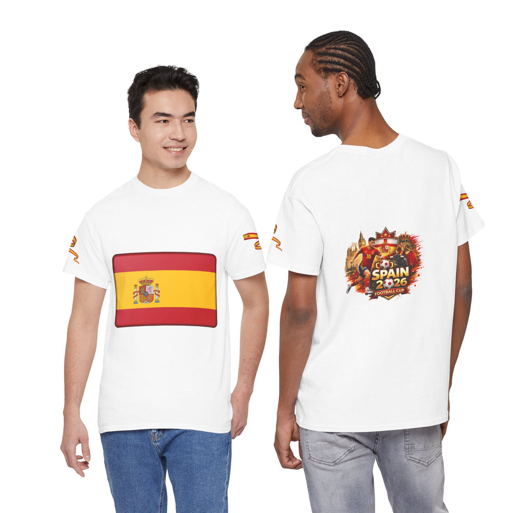 Spain Flag T‑Shirt — Spain 2026 Fan Tee